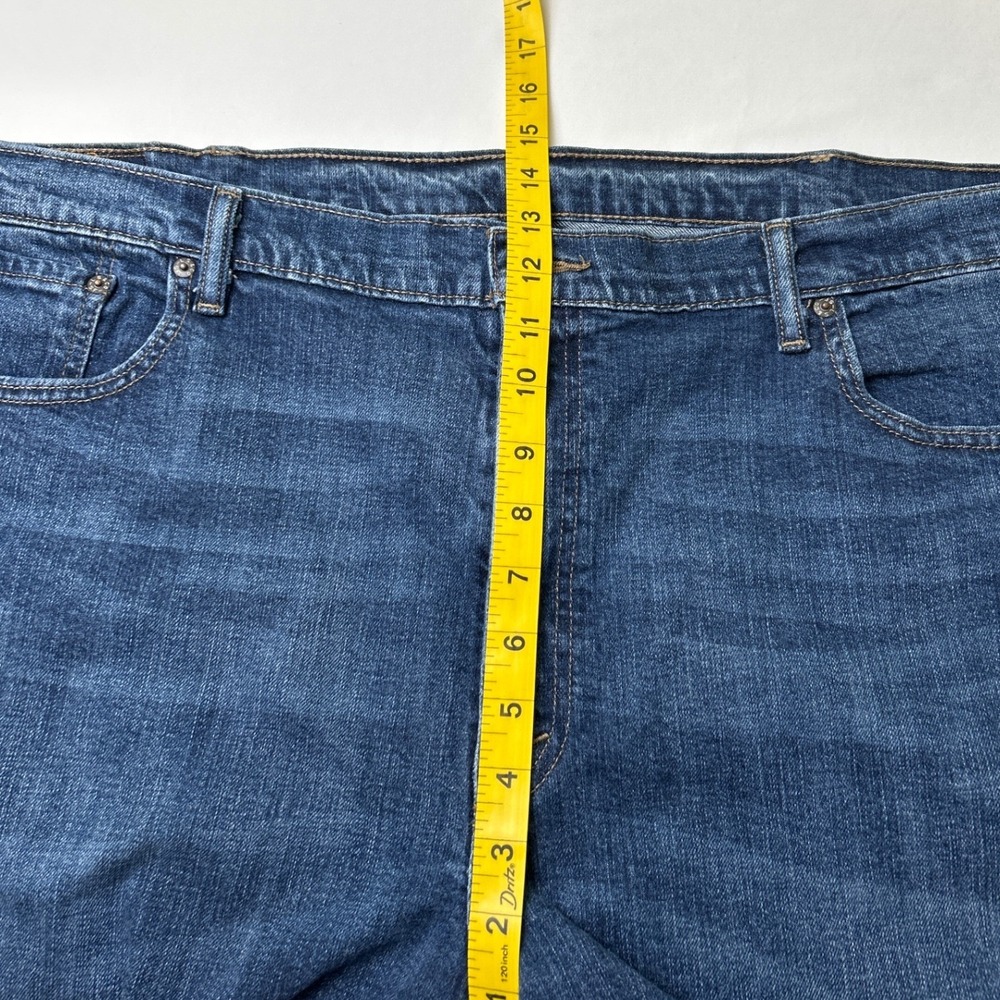 Levis Mens 569 Loose Straight Fit Denim Jeans Size 42x32 Medium Wash Blue Casual - Picture 8 of 11